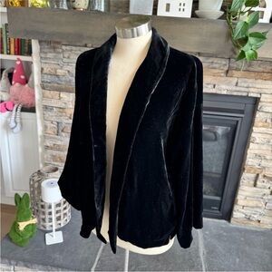GAP Black Velvet Women's Blazer